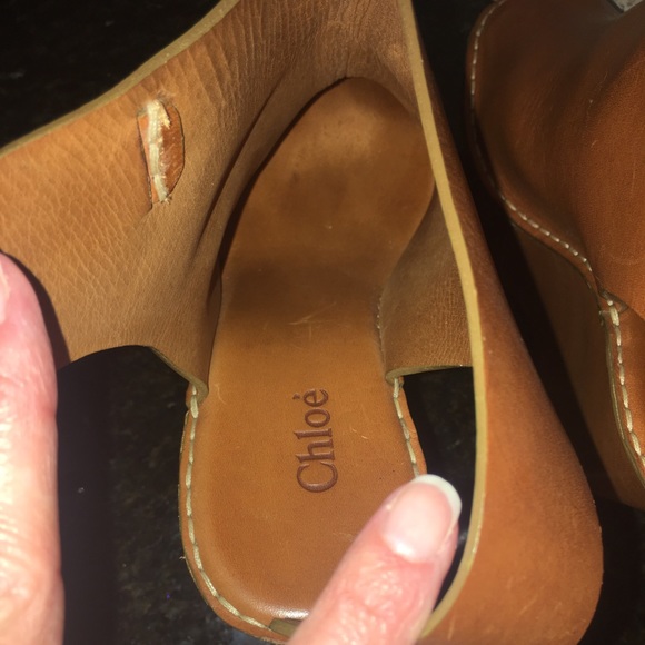 Chloé  |  tuscan calf wedge - Picture 5 of 8